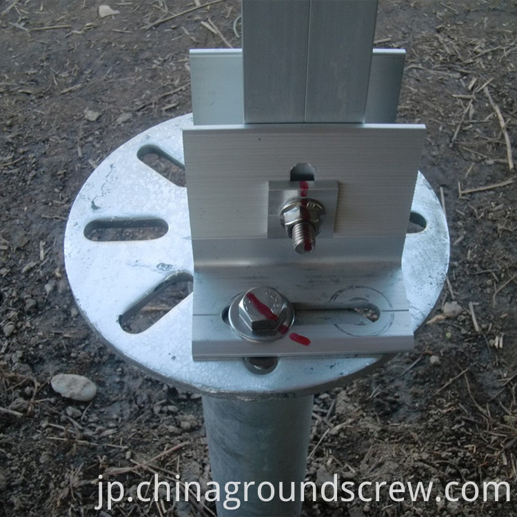 flange screw pile